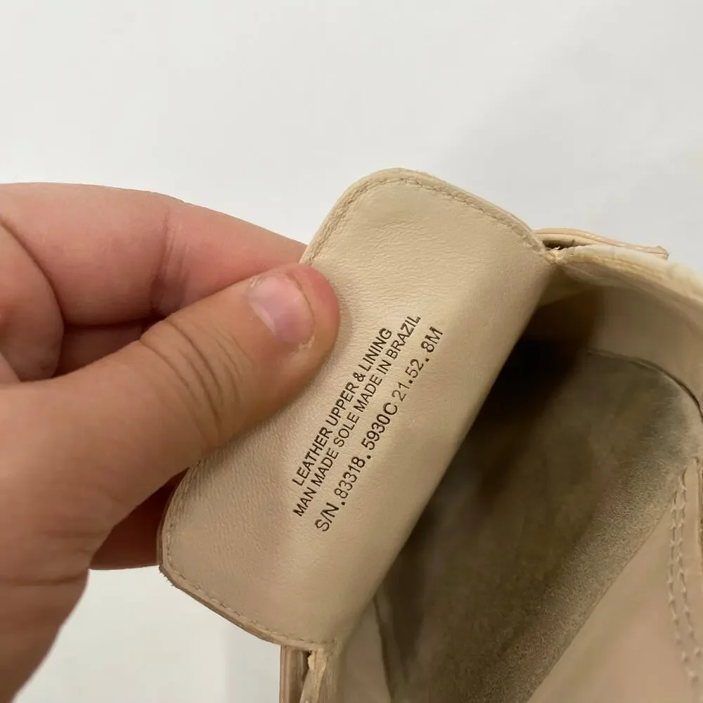 Tory Burch Cream Leather Georgia Mule Sandals
